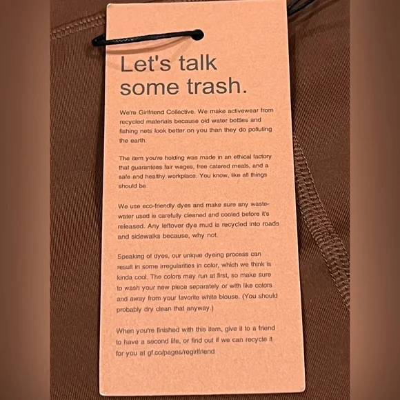 Girlfriend Collective Chocolate Brown Leggings - Picture 11 of 15